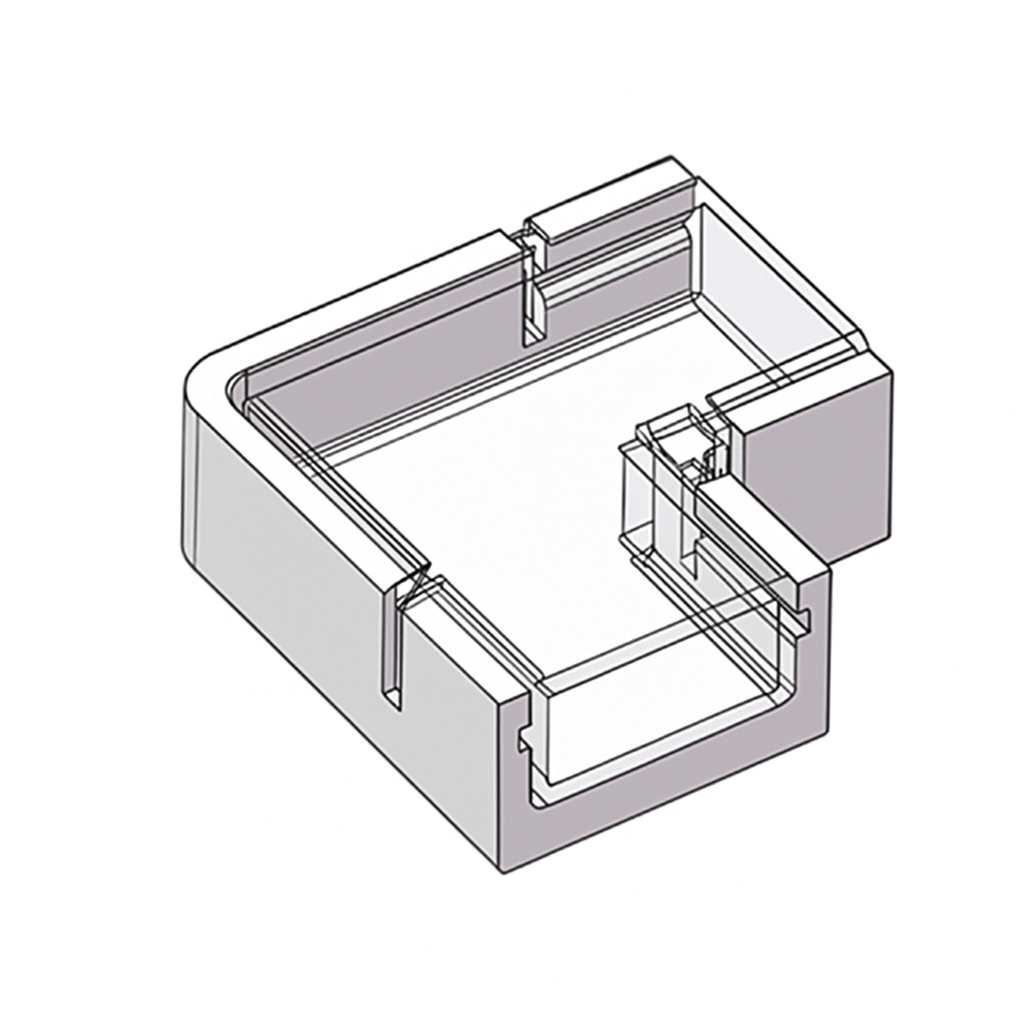 LEDstrip L-Connector 8mm | MDRLED® | IP65 | Single Color | Per 10 Stuks
