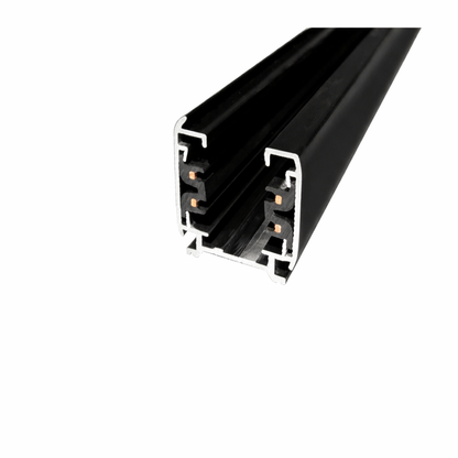 3-Fase Spanningsrail Zwart 1–4 Meter | Professioneel Railsysteem