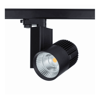 3-Fase Railspot MDRLED® 40W Zwart | Dimbare LED Spot CRI>95 4000K=