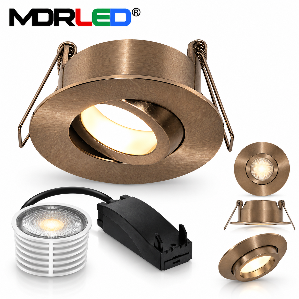 MDRLED® LED Inbouwspot 5W | Dim to Warm | IP65 | 350lm