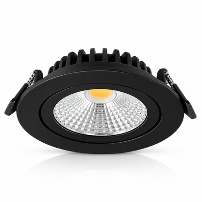 LED-Einbaustrahler Luna Slim-Fit 5W Dimmbar Schwarz MDRLED®