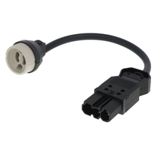 GU10 Fitting | 3-SWP Stekker Male | 100cm Kabel | MDRLED® | Veilige LED Spot Aansluiting