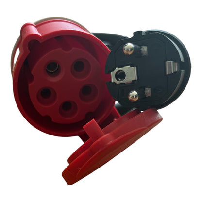 MDRLED® 230V Stekker naar CEE 16A Verloopkabel | Schuko naar CEE Adapter | 16 Ampère