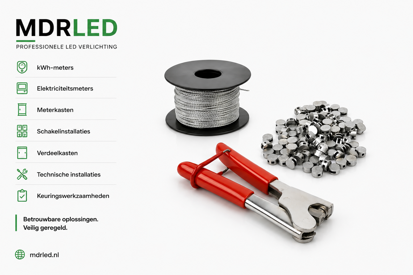 Professionele Originele Zegel set voor KWH meter MDRLED®