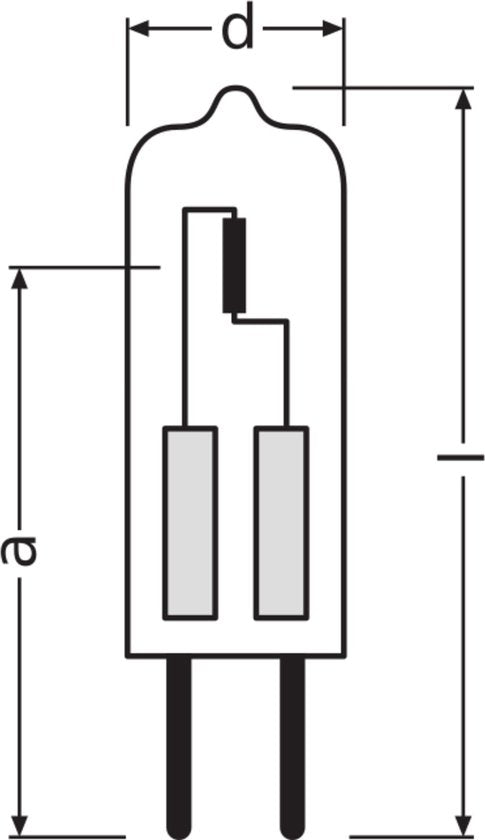 Osram Ledvance Halostar G4 – 20W Halogeenlamp Dimbaar – Warm Wit 2800K – 12V