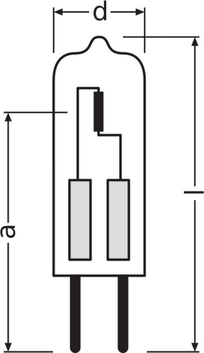 Osram Ledvance Halostar G4 – 20W Halogeenlamp Dimbaar – Warm Wit 2800K – 12V