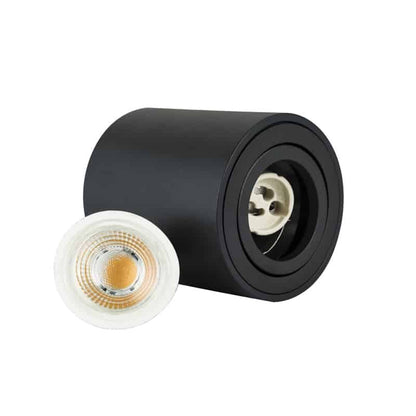 AUFBAU-SPOT SCHWARZ mit GU10-FASSUNG MDRLED®