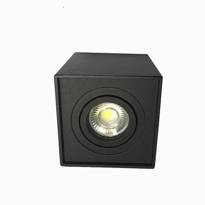 AUFBAUSPOT LED CUBE schwarz GU10 FASSUNG MDR LED®