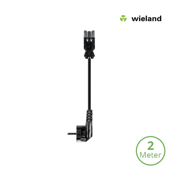 Wieland GST18/3P Netsnoer 2 meter 3×1.5mm2