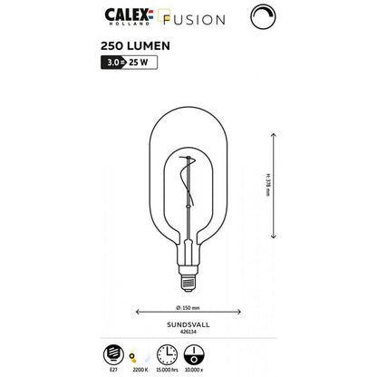 Calex LED globe Sundsvall E27 4W 250LM dimbaar MDRLED