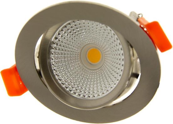 Led Inbouwspot - Slim-Fit - Varda - 23mm - Dimbaar - 5W - Zilver - Dim2Warm