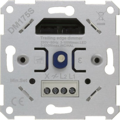 Universele LED Dimmer Inbouw 0,5-200W Fase Afsnijding – Tijdelijke Actie