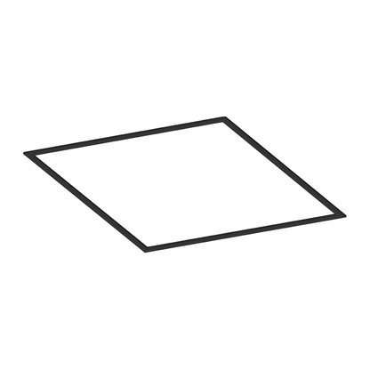 Back-lit Paneel 60x60 cm – 30W, Zwart, White Switch 3000K-5000K