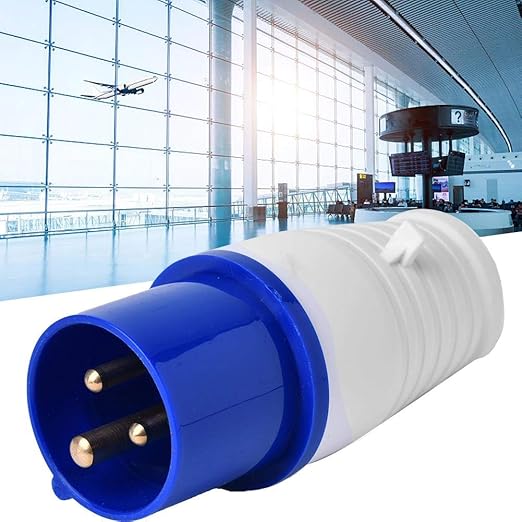 Industriële Contactdoosconnector | 3-Pins IP44 16A | Waterdicht & Vlam vertragend | Set van 10