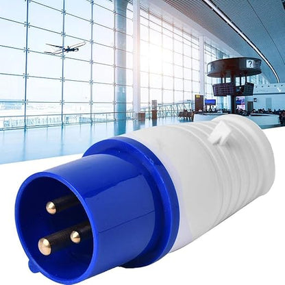 Industriële Contactdoosconnector | 3-Pins IP44 16A | Waterdicht & Vlam vertragend | Set van 10