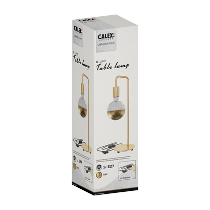 Calex U-line TafelLamp - E27 - Goud MDRLED