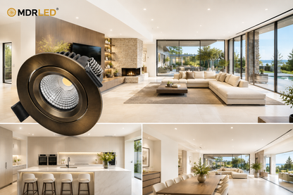 LED Inbouwspot Slim-Fit 4/6W | Donker Brons | CCT Schakelaar | IP65 | MDRLED®