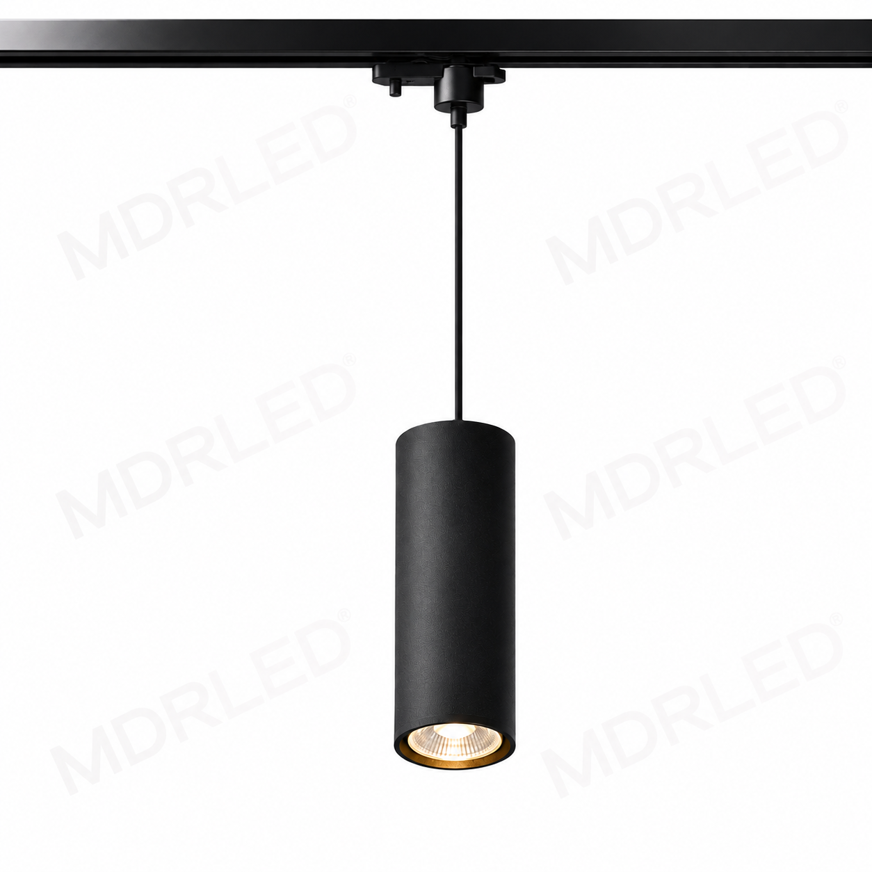 1-FASE HANGLAMP  GU10 FITTING ZWART MDRLED®