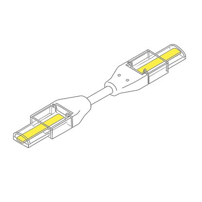 LEDstrip Connector IP65 | MDRLED® | Single Color | 8mm | Per 10 Stuks
