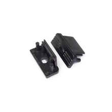 Endkappe mit Kabelöffnung 10mm schwarz 20 Stück MDRLED®