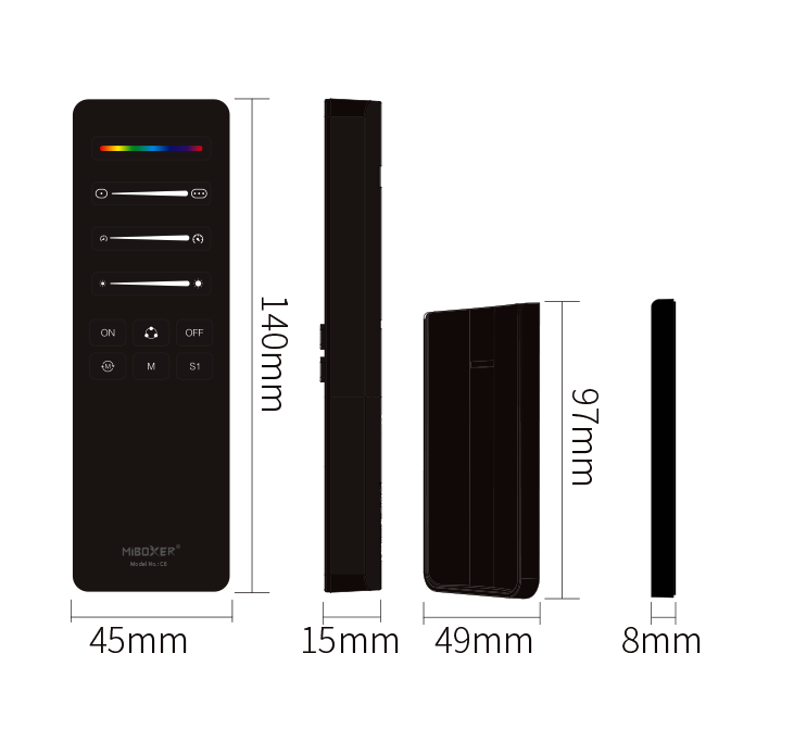 Pilot zdalnego sterowania C6 SPI (2,4 GHz) MDRLED®