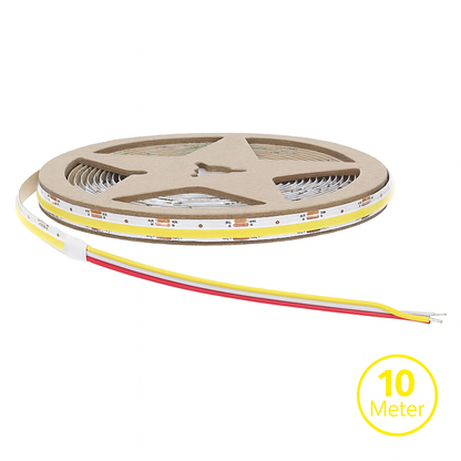 COB LED-strip CCT | 24V | 10 Meter | 7W/M | 608 LEDs/M | IP20