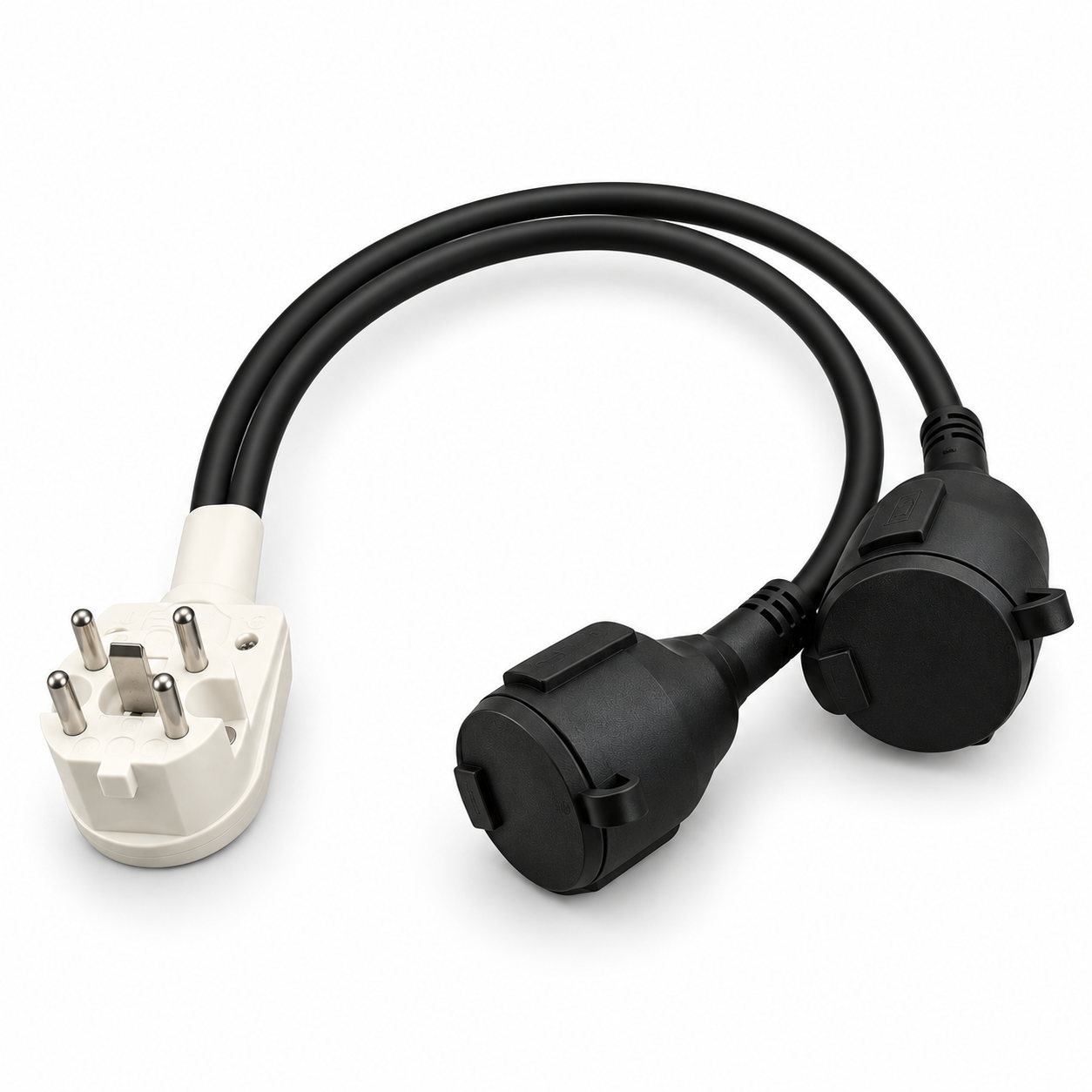MDRLED® Perilex Verloopstekker naar 2x 230V | 2-Fase Actie