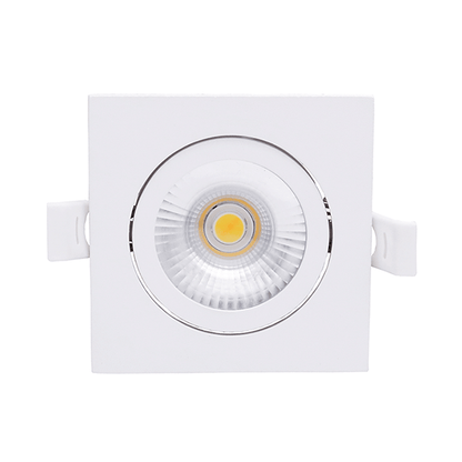LED Einbaustrahler Einbautiefe 26mm 6W DIM WEISS Ø75-81mm 2700K MDRLED®