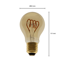 LED-Filament E27 Birne Bernstein Tageslichtsensor 4W MDRLED®