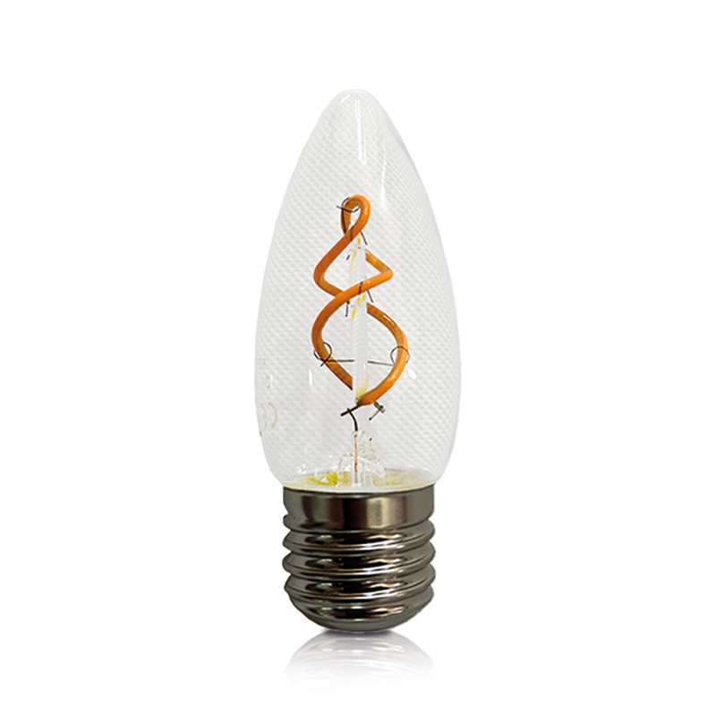 ŚWIECA LED FILAMENT E27 ŚCIEMNIANA PRZEŹROCZYSTA 2W MDRLED®