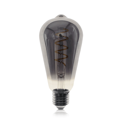 LED-Glühfaden E27 Edison Dimmbar Rauchig 6W MDRLED®
