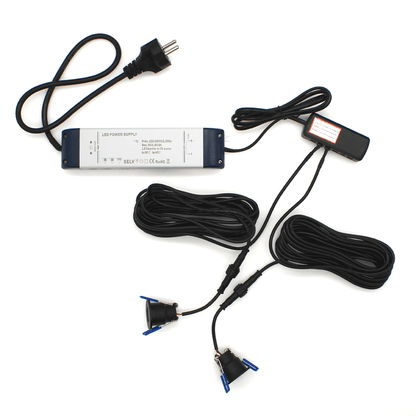 Veranda-Topfset - LED 12-teilig - Silber IP65 MDRLED®