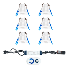 LED Veranda Spots Set 6x3W Wit | IP65 | Dimbaar met Afstandsbediening | MDRLED®