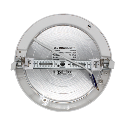 LED Downlight Inbouw/Opbouw – Sensor + CCT Switch – 17,2W – 1942 Lumen