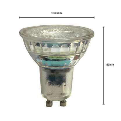 GU10 Spot-Sponsor, 5 Watt, Glas, dimmbar bis warm. MDRLED®