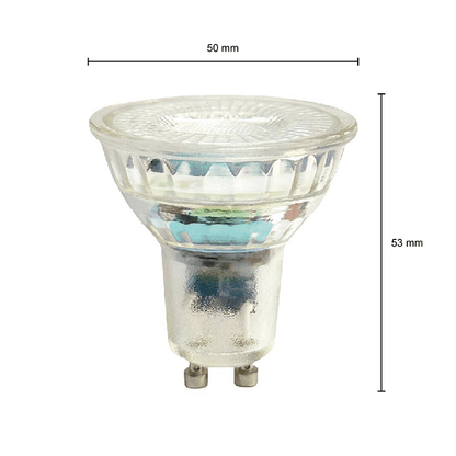 GU10 Spot-Sponsor, 7 Watt, Glas, dimmbar bis warm. MDRLED