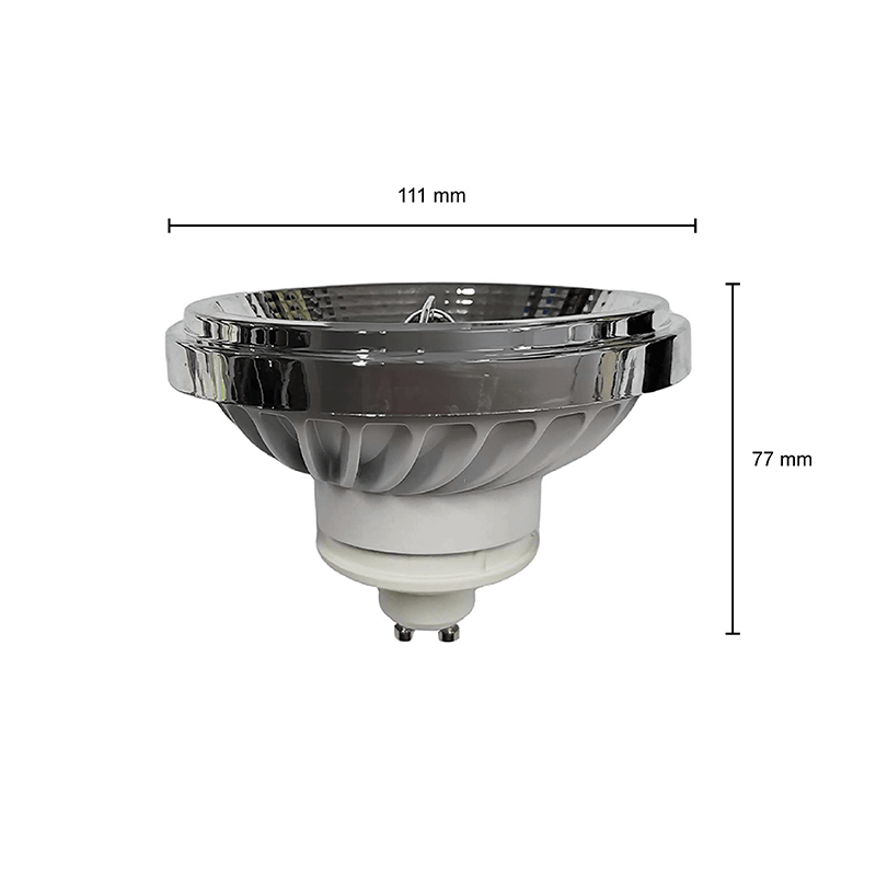 LED AR111 GU10 SPOT 15W ŚCIEMNIANY BIAŁY - MDRLED®