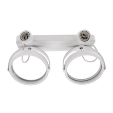 AR111 OPBOUWARMATUUR  2xGU10 FITTING  WIT MDRLED®