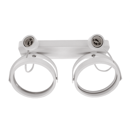 AR111 OPBOUWARMATUUR  2xGU10 FITTING  WIT MDRLED®
