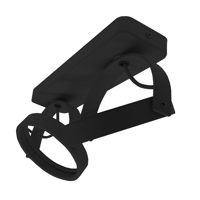 AR111 OPBOUWARMATUUR  2xGU10 FITTING  ZWART  MDRLED®