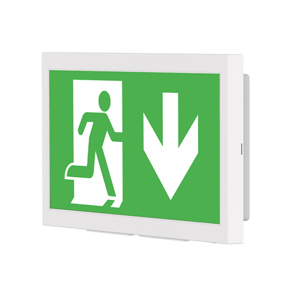 NOODVERLICHTING  MUUR INBOUW/OPBOUW  3W  WIT. MDRLED®