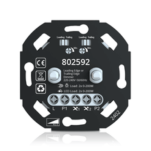 DUO LED DIMMER  2x200W  FASE AF EN AANSNIJDING MDRLED®