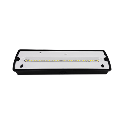 NOTBELEUCHTUNG 6W IP65 SCHWARZ (PIKTOGRAMME INKLUSIVE) MDRLED®