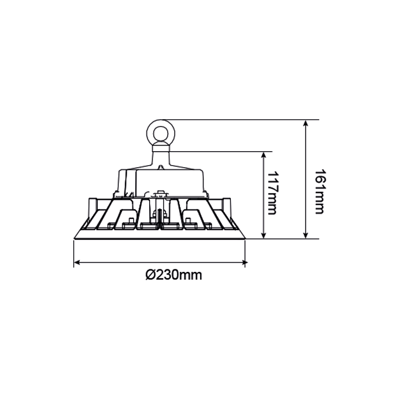 LED HIGHBAY 100W - Zastosowania przemysłowe PHILIPS DRIVER IP65. DZIAŁANIE. MDRLED®