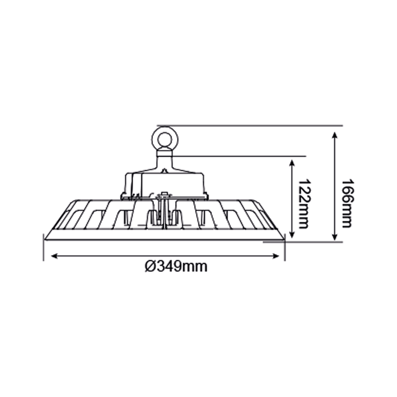 LED HIGHBAY 240W PHILIPS STEROWNIK IP65 DUŻY MDRLED®