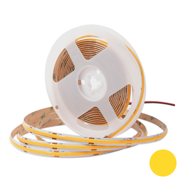 Taśma LED COB 24V IP20 5M 10W/M 3000K MDRLED®