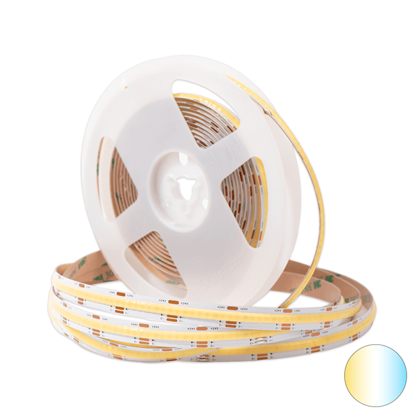 Taśma LED COB 24V IP20 5M 14W/M CCT MDRLED®