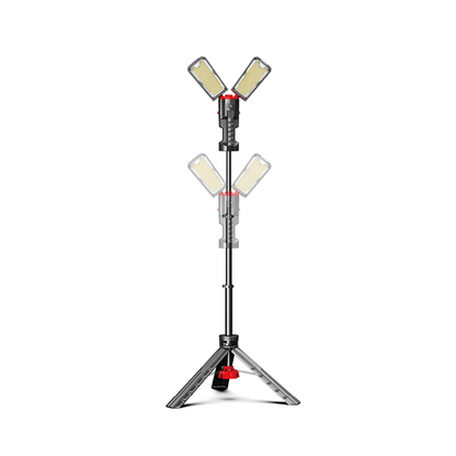 LED Werklamp op Statief – 2x 50W, 5000lm, CCT 3000K–6500K IP54, max. 189cm, 2m Kabel