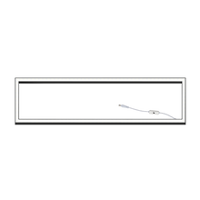 LED FRAME PANEEL   LIT  120×30  40W  UGR<23  ZWART  CCT SWITCH MDRLED®