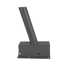 Muursteun Ø60mm Antraciet | Staal | 105° Hoek | MDRLED®